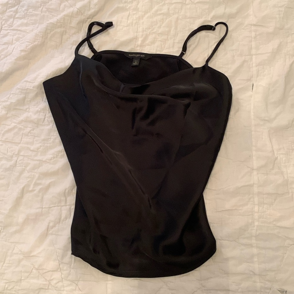 Banana Republic black satin camisole